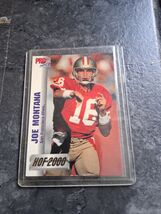 1992 Pro Set Football Joe Montana HOF 2000 Gold 49ers Card #6/10 - $4.95