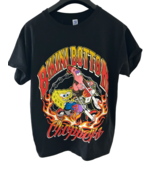 Men&#39;s SPONGEBOB Bikini Bottom Choppers Harley Biker Motorcycle T-Shirt B... - $14.84