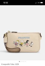 Coach CE858 X Peanuts Nolita 19 With Snoopy And Friends Motif Ivory Multi NWT - £79.12 GBP