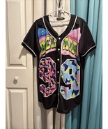 Fresh Prince of Bel Air Jersey Hip Hop Costume Unisex Button Baseball Sh... - €17,05 EUR