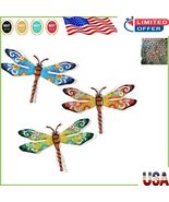 Elegant Metal Dragonfly Decorations - Ideal for Patios, Gardens &amp; Living... - $55.93 CAD