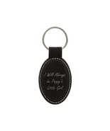 Grandpa Gifts I Will Always be Poppy&#39;s Little Girl Engraved Leatherette ... - £8.21 GBP