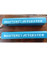Monterey Jet Center Airplane Tire Chocks Wooden Wheel Chocks from Airpor... - £202.55 GBP