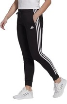 adidas women Essentials 3-Stripes Pants Size  Small Black White New With Tags - £34.63 GBP