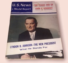 US News &amp; World Report Magazine December 2 1963 Lyndon B Johnson JFK - $8.12