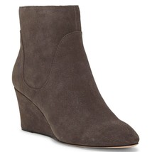 Enzo Angiolini Women Wedge Ankle Booties Crisanta Size US 11M Lavanga Grey Suede - £38.77 GBP