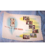 Story of Aunt Jemina Unused Paper Placemat-14 by 10 inches - $20.60 CAD