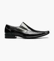 Stacy Adams Templin Bike Toe Loafer Shoes Black 24507-001 image 7
