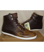 UGG  EMPIRE Men&#39;s Chestnut Leather Sneakers Size US 9,EU 42 EM-PIRE NIB ... - $93.29 CAD