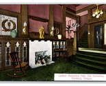 Ladies Reception Hall Cornelius Hotel Portland OR UNP Unused DB Postcard... - £2.28 GBP