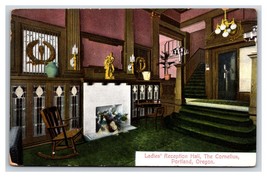 Ladies Reception Hall Cornelius Hotel Portland OR UNP Unused DB Postcard W10 - £2.28 GBP