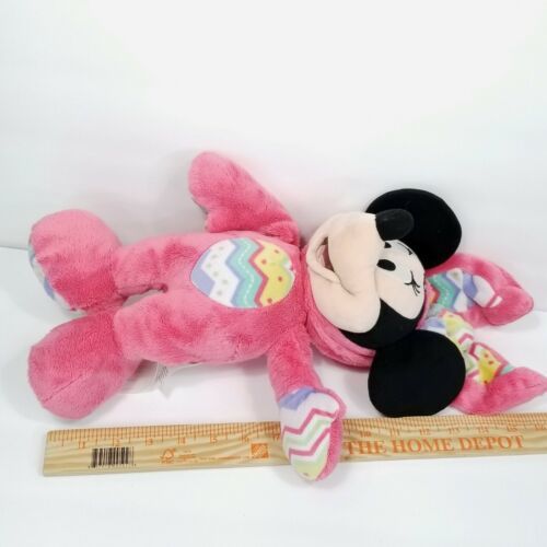 Disney Minnie Mouse 15" Plush Easter Egg Bunny Hot Pink Rabbit Stuffed Animal Item image 4