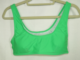 Halara  Size Medium Bright Green Lightly Padded Sporty Bikini Top - $12.99