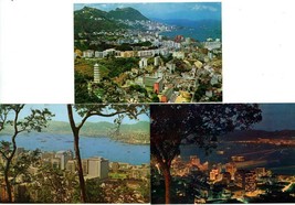 3 Color Postcard Hong Kong Harbor City Views Tiger Balm Garden Unposted #1 - £4.05 GBP