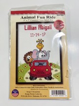 Design Work Crafts Animal Fun Ride Cross Stitch Kit 5x7 - £6.18 GBP