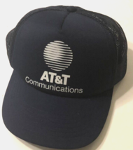 $20 AT&amp;T Communications Vintage Mesh Foam Trucker Snapback Hat Cap One S... - $18.36