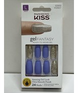Kiss Nails Glam Fantasy Press or Glue Manicure Long Gel Coffin KGN - $164.31 MXN