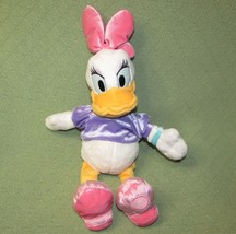 18&quot; Daisy Duck Disney Store Plush Stuffed Character Animal Doll Shiny Purple - £8.53 GBP