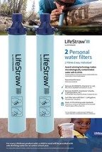 Lifestraw Personal Water Filter For Travel, Camping, And Emergency Preparedness. - £32.81 GBP