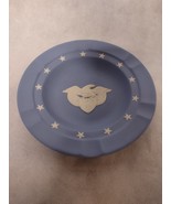 Wedgwood Executive Ashtray Pale Blue White Eagle Shield 13 Stars 7&quot; - $14.95