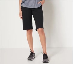 Women with Control Petite Wicked Bermuda Short W/Pocket (Black, MP) A399489 - $16.20