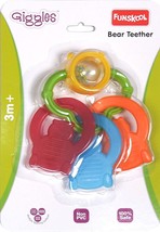 Funskool Giggles Bear Teether Infants Babies Game Multi Color 6m+ FREE SHIP - $19.39