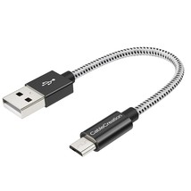 Short Micro USB Cable, CableCreation USB to Micro USB 24 AWG Triple Shielded Fas - £12.05 GBP