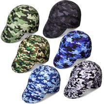 6 Pcs Camouflage Welding Caps Welding Hats For Men Welder Caps Flame Resistant C - £51.10 GBP