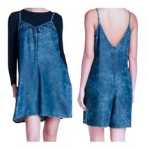 Anthropologie MIneral Wash Romper Medium Cool Breathable Spaghetti Straps SOFT - £30.93 GBP