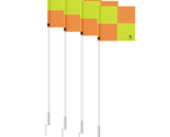 Great Call | PRO Soccer Flag Set of 4 Yellow Orange w/ Spike Game Practi... - $49.99
