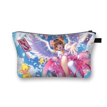  Cardcaptor Sakura  Clow Cosmetic Case Women Makeup Bags Cute Girl Portable Cosm - £45.84 GBP