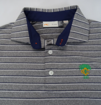 KJUS Golf Polo Shirt Men&#39;s XL Comfort Fit Wicking Stretch UPF 50+ Stripe... - $18.95