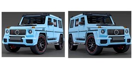 G800 Off-Road Vehicle SUV Alloy Model Car Collection 1/18 Diecast Scale Sky blue - $81.99