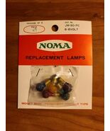 VTG Retro 1950&#39;s Noma Christmas Lights Bulbs NEW Replacement 5 Pack Mini... - $62.19