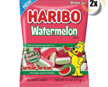 2x Bags Haribo Watermelon Flavor Gummi Candy Soft &amp; Sweet | Share Size 4... - $12.50