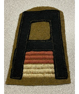 WWI, U.S. FIRST ARMY, QUARTERMASTER, ARTLLERY SLEEVE INSIGNIA, PATCH, WOOL - $82.25 CAD