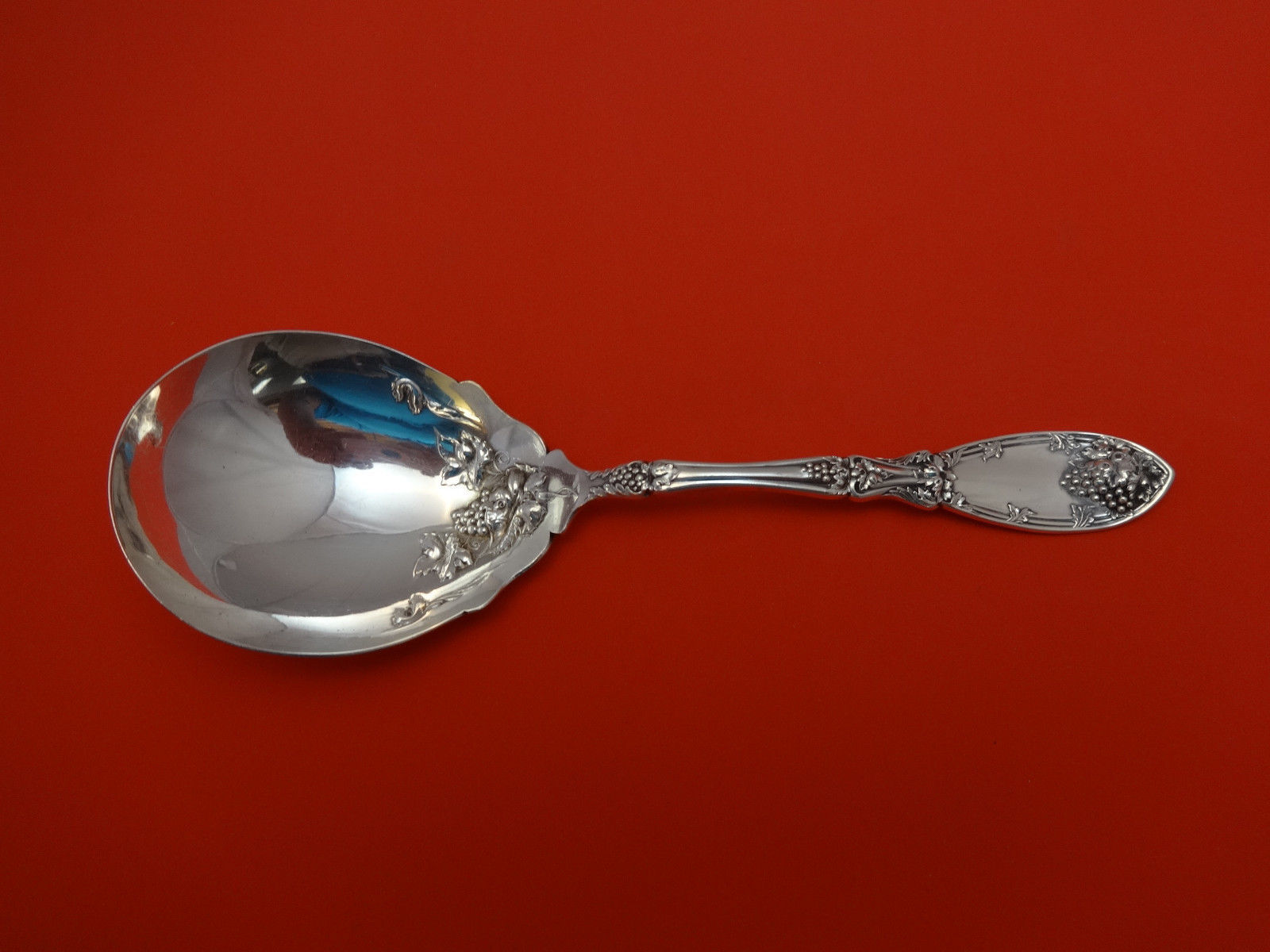 Primary image for La Vigne by 1881 Rogers Plate Silverplate Berry Spoon 8 3/4"