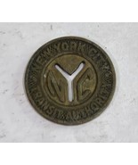 Vintage NYC New York City Transit Authority 5/8&quot; Subway Token - $164.72 MXN