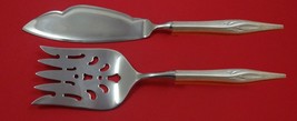 Dawn Mist by Wallace Sterling Silver Fish Serving Set 2 Piece Custom Made HHWS - $132.76