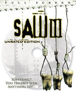 Saw III (DVD, 2007, Unrated Full Screen) Used - £0.79 GBP