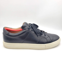 GREATS Brooklyn The Royale Men&#39;s Size 10.5 Lace Black Leather Low Top Sn... - $822.56 MXN