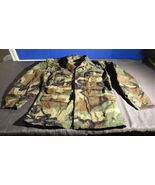 USMC MARINE CORPS COLD WEATHER CW BDU WOODLAND MILITARY JACKET BLOUSE ME... - $21.86