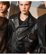 ZARA BNWT 2023. BLACK STEVEN MEISEL LEATHER BIKER JACKET. 5479/303 - £249.38 GBP