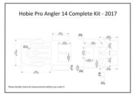 2017 Hobie Pro Angler 14 Complete Kit Boat EVA Foam Deck Floor Pad Flooring - £221.04 GBP