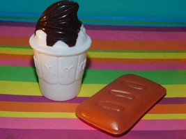 VINTAGE Fisher Price Fun with Food McDonald Chocolate Ice Cream Sundae Apple Pie - £10.31 GBP