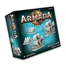 Armada Basilea Booster Fleet Mantic Fantasy Naval Warfare Mgarb102 - $93.50