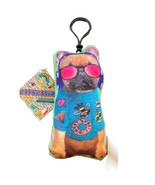 Lot of 6 Plush Pug Doggie Key Chains Stuffed Collectible Birthday Party ... - $170.11 MXN