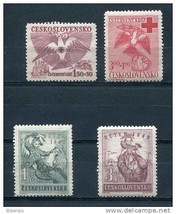 Czechoslovakia 1949 MI 599-2 MvLH Cv 24 euro - £10.06 GBP