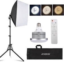 With Its 85W 3000K-7500K Bi-Color Led Light, 40X40Cm Softbox, 1.7M Light... - $51.97