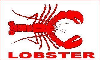 3x5 Foot Lobster Flag by Neon Sign Express - $4.88